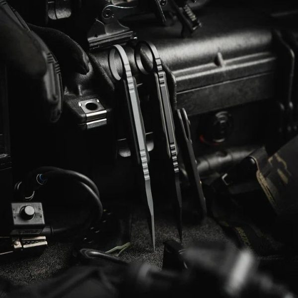 Couteau Scramasaxe Tactique M390 – Compact – Manche G10 – Étui Kydex Renforcé