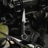 Couteau Scramasaxe Tactique M390 – Compact – Manche G10 – Étui Kydex Renforcé