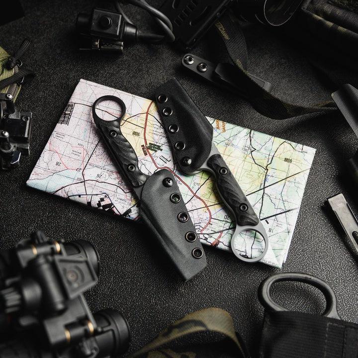 WhatsApp Image 2026-01-19 at 16 Couteau Scramasaxe Tactique M390 – Compact – Manche G10 – Étui Kydex Renforcé
