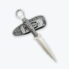 couteau fixe M390 compact lame spear point vue complète