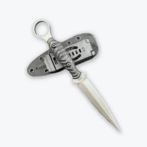 couteau fixe M390 compact lame spear point vue complète