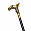 Canne Épée Tête de Faucon – 98 cm – Lame 30 cm – Poignée Dorée