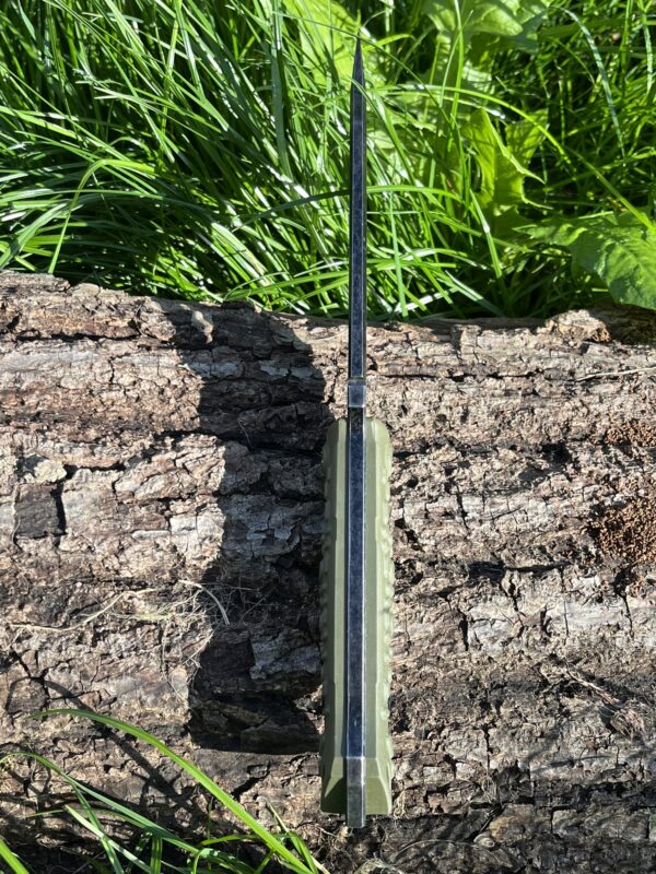 Couteau TACTICAL KNIVES lame tanto D2 fourreau KYDEX