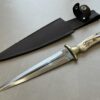 Dague 39cm forgé LLF manche cerf série chasse