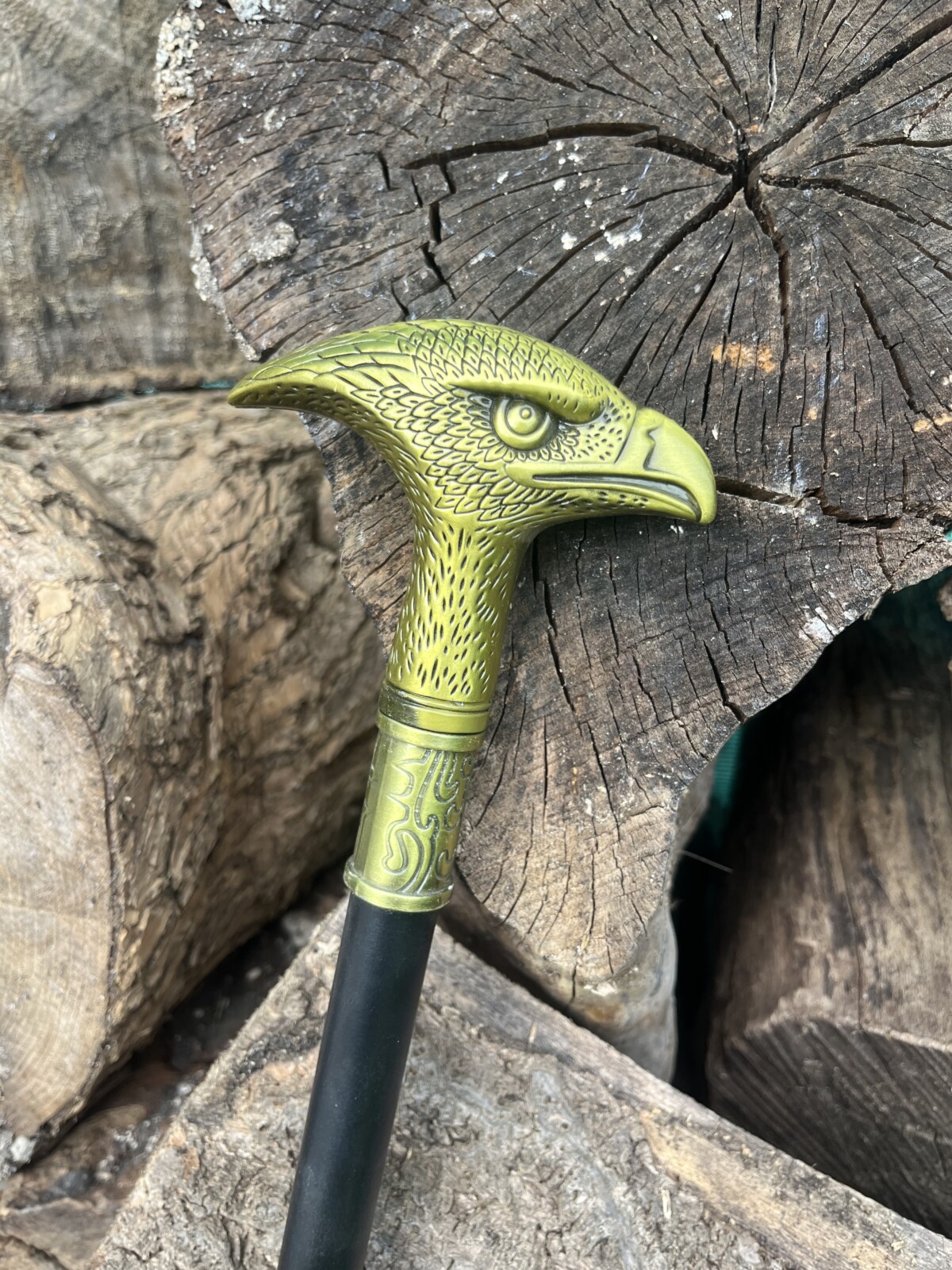 Canne Épée Aigle 98 cm – Poignée Tête d’Aigle – Lame 30 cm