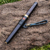 Couteau Tanto Damas VG10 Bleu – Manche et Étui Ébène
