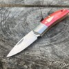 couteau pliant traditionnel os rouge 14C28N
