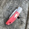 Couteau pliant traditionnel 14C28N Sandvik manche os rouge