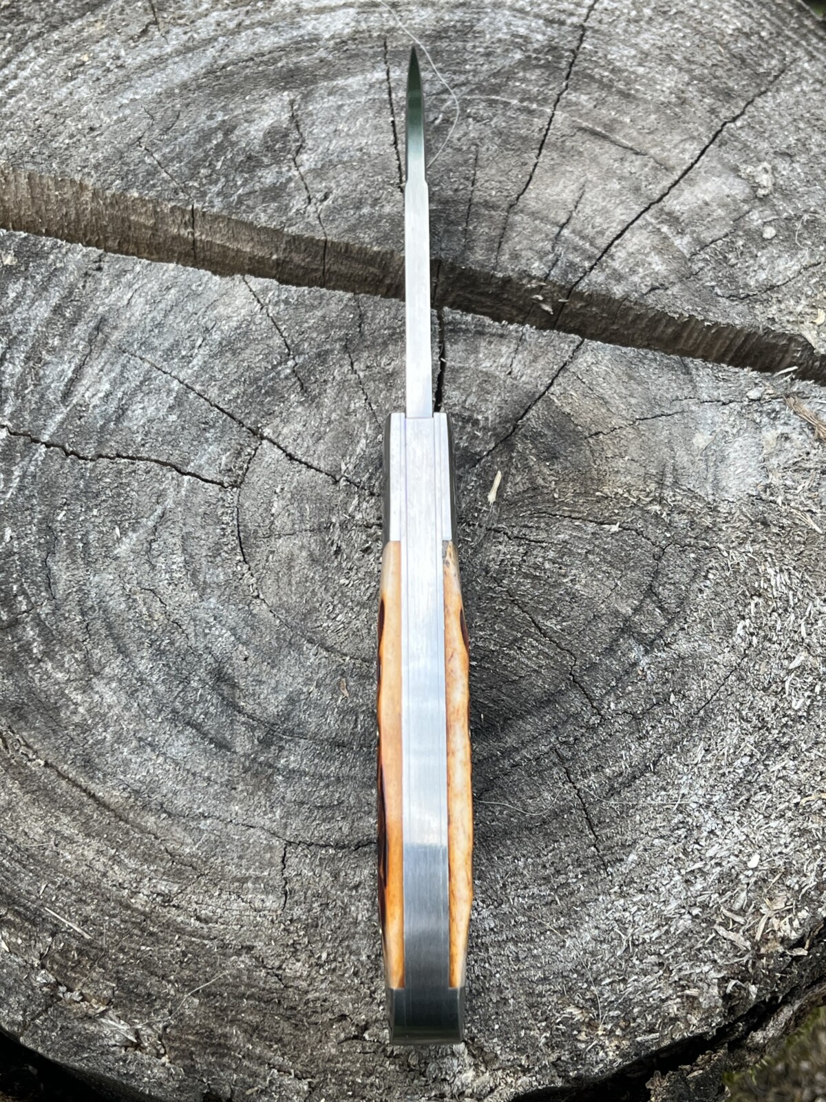 couteau EDC bone grip