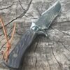 IMG_8091 Couteau de chasse damas VG10 full tang