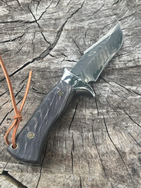 IMG_8091 Couteau de chasse damas VG10 full tang