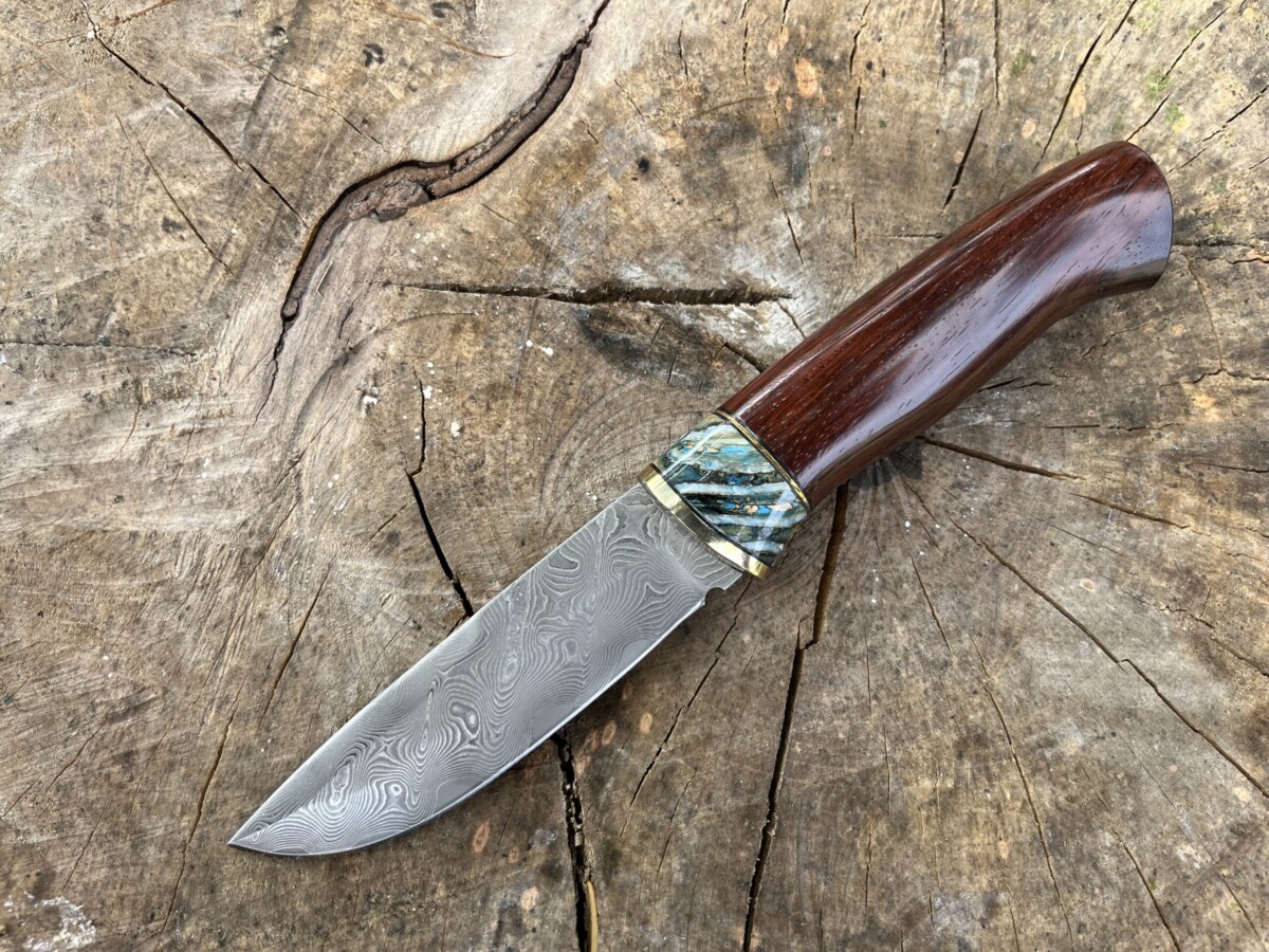 IMG_8119 Couteau de chasse damas VG10 haut de gamme