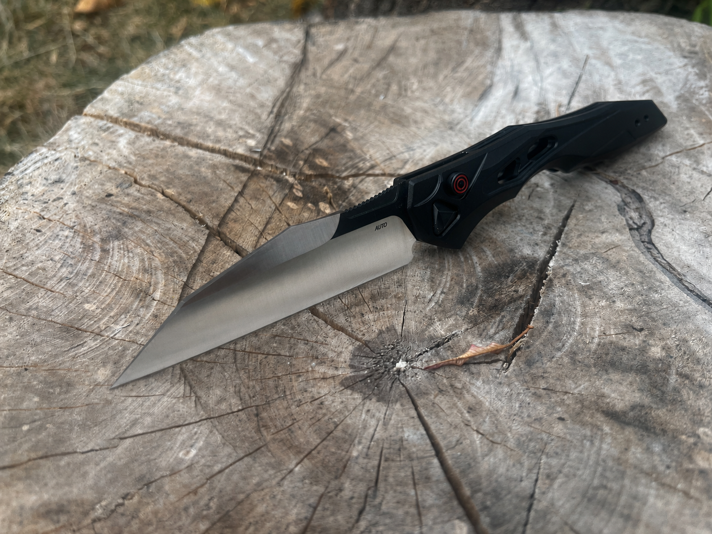 Couteau Automatique CPM 154 – Lame Seax Wharncliffe – Image 2