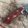 Couteau Bowie Double Grip Damas – Bois de Rose & Étui Cuir