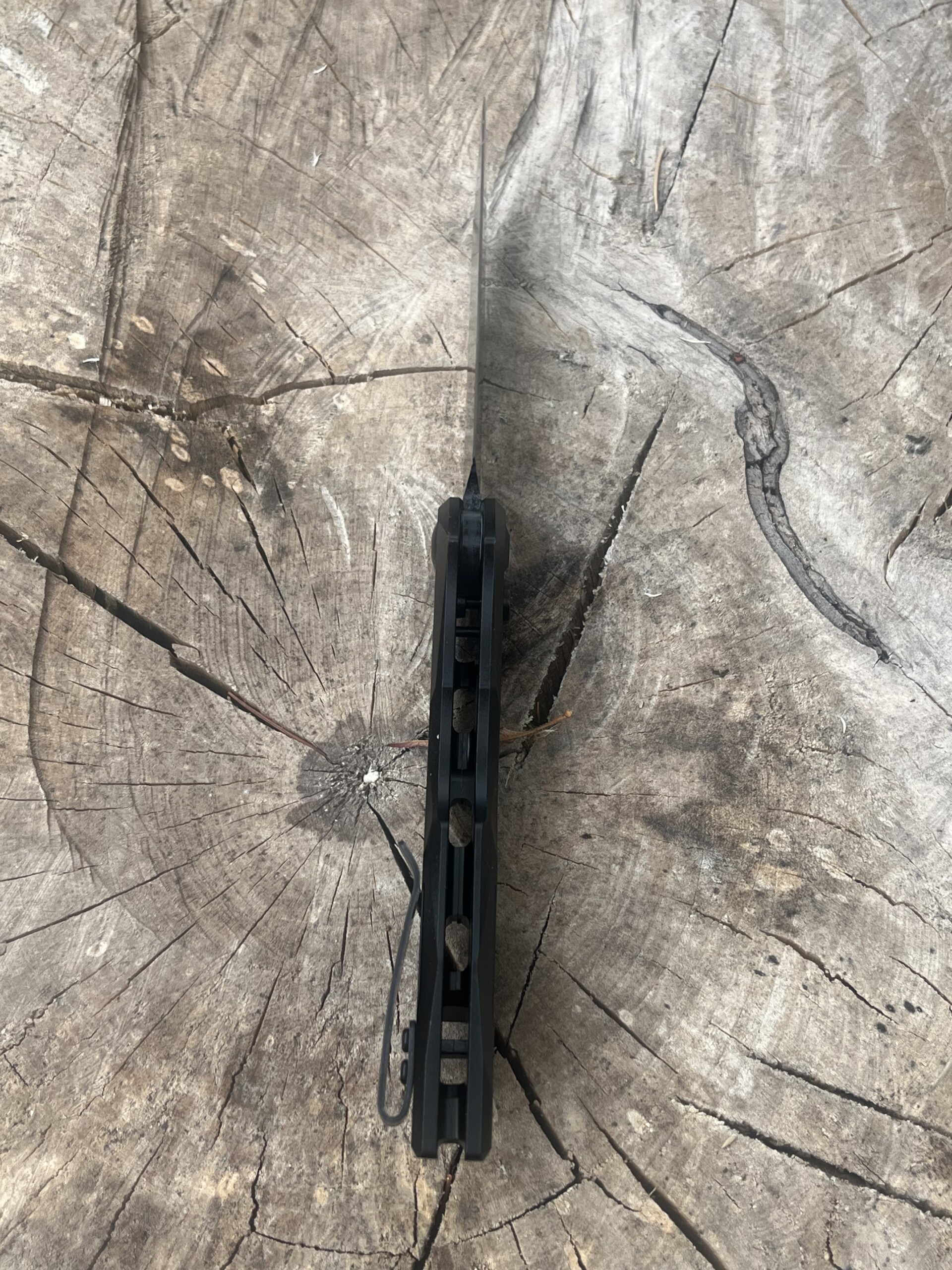Couteau Automatique CPM 154 – Lame Seax Wharncliffe – Image 6