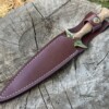 IMG_8881 Dague de chasse 30cm acier X46Cr13 LLF manche noyer étui cuir