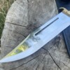 IMG_8910 Lame Bowie Clip Point X46Cr13 24,5 cm polie miroir