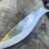 IMG_8922 Couteau Recurve LLF lame X46Cr13 finition polie miroir