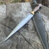 Dague fine X46Cr13 Full Tang manche noyer LLF
