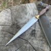 Dague fine X46Cr13 Full Tang manche noyer LLF