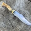 Couteau Bowie Clip Point X46Cr13 Full Tang manche noyer LLF