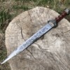 IMG_8976 Gladius ornemental 43 cm lame acier carbone gravée avec fourreau