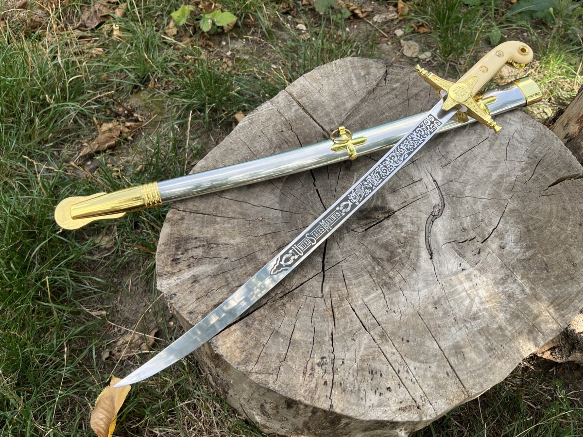 Sabre décoratif US Marines 50 cm – lame acier carbone