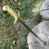 Sabre décoratif US Marines 50 cm lame acier carbone gravée avec fourreau métallique