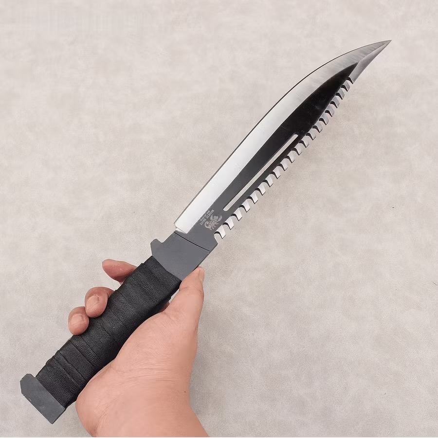 Couteau du Bûcheron 420HC – 45,5 cm – Lame 6 mm Full Tang avec Étui – Image 13