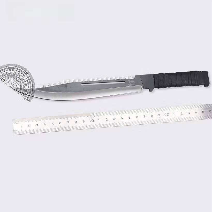Couteau du Bûcheron 420HC – 45,5 cm – Lame 6 mm Full Tang avec Étui – Image 11