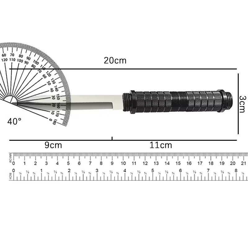 NOMAD X – Couteau Multifonction 8Cr15MoV – Tanto ou Drop Point – 32,5 cm – Image 6