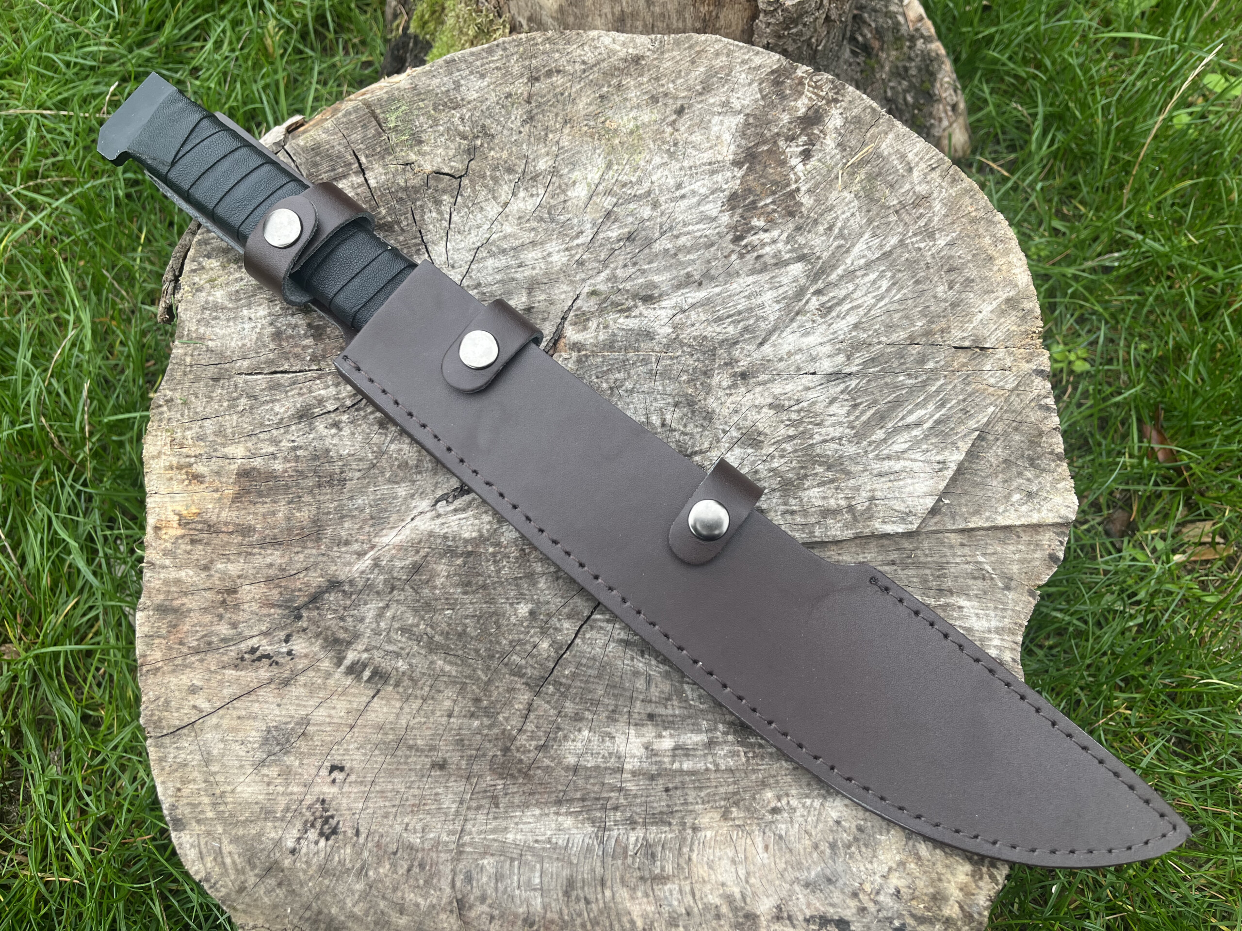Couteau du Bûcheron 420HC – 45,5 cm – Lame 6 mm Full Tang avec Étui – Image 7