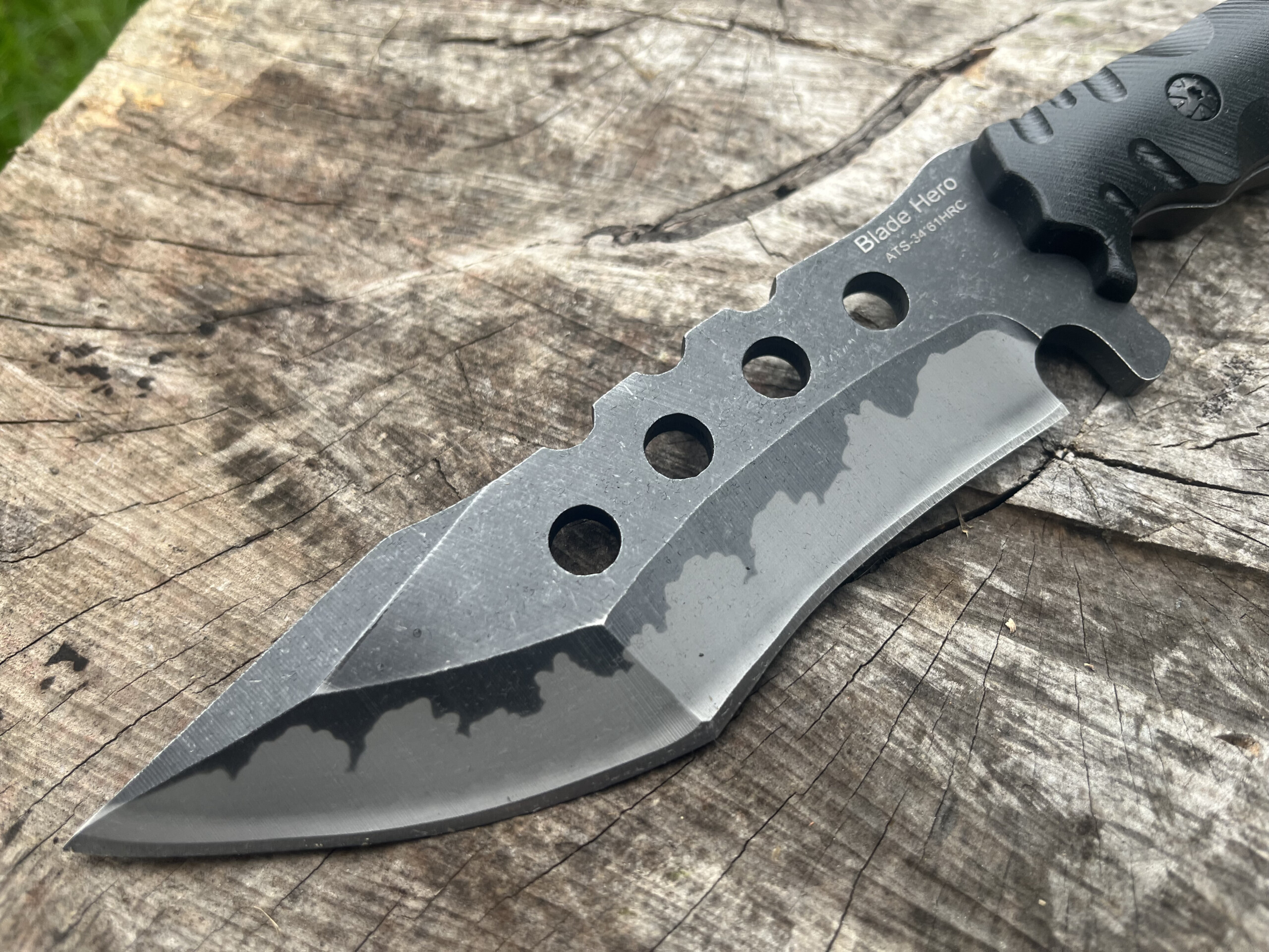Lame Tracker modifiée ajourée finition Tiger Stonewash