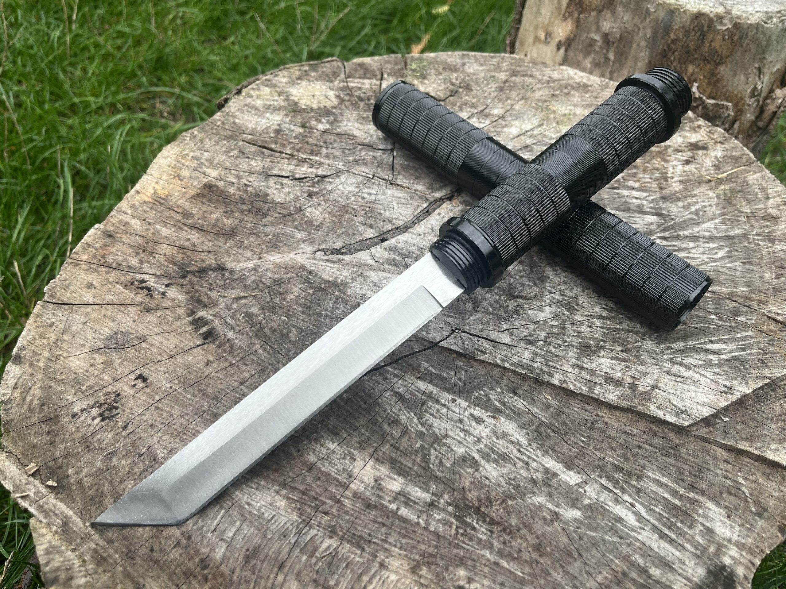 NOMAD X – Couteau Multifonction 8Cr15MoV – Tanto ou Drop Point – 32,5 cm – Image 10